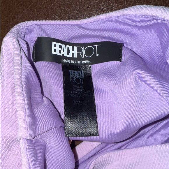 Beach Riot Colorblock One-Shoulder Bikini - Picture 3 of 4